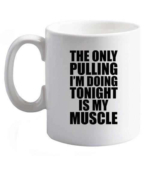 10 oz Favourite Type Pan Pancake ceramic mug right handed