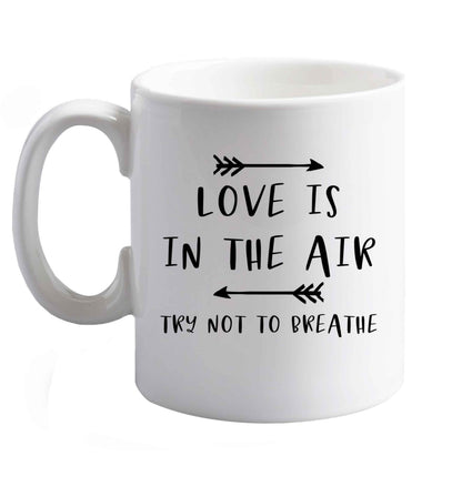 10 oz Favourite Type Pan Pancake ceramic mug right handed