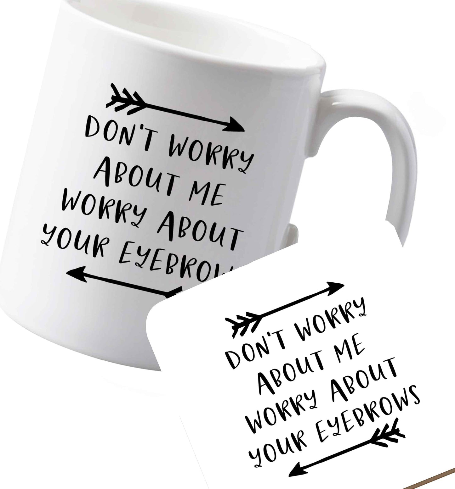 10 oz Ceramic mug and coaster Favourite Type Pan Pancake both sides