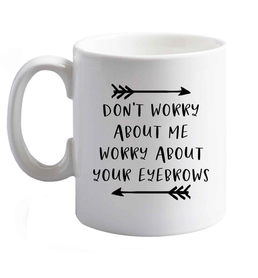 10 oz Favourite Type Pan Pancake ceramic mug right handed