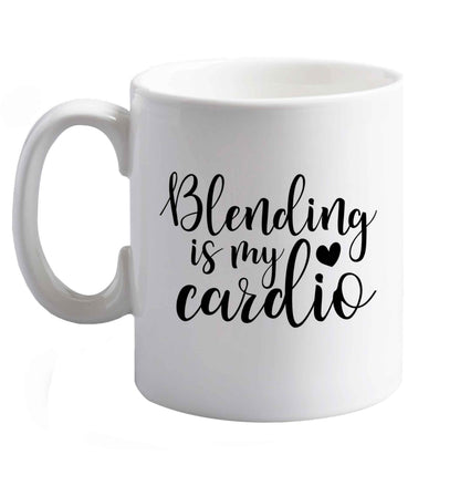 10 oz Favourite Type Pan Pancake ceramic mug right handed