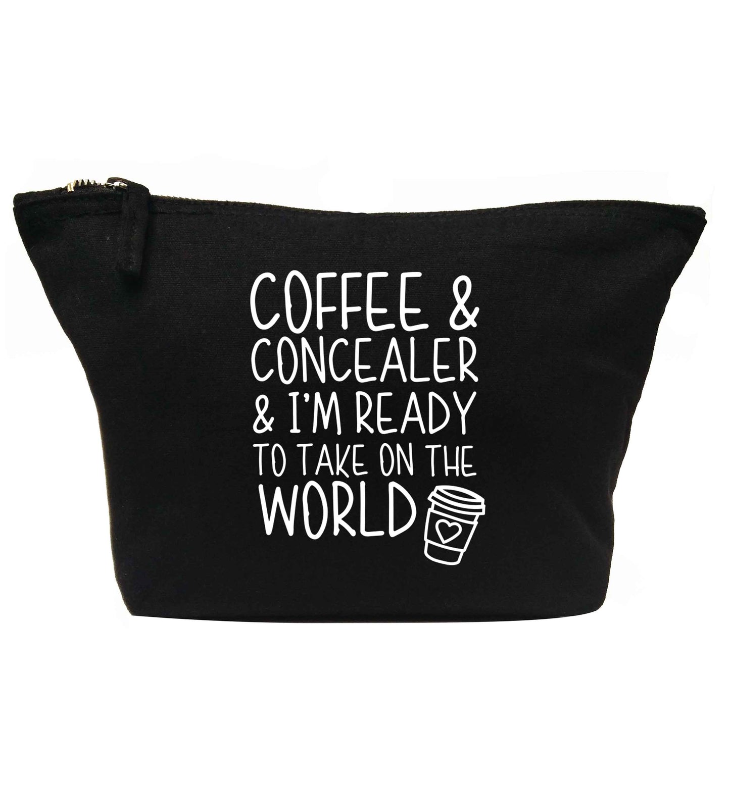 Coffee and concealer and I'm ready to take on the world | Makeup / wash bag