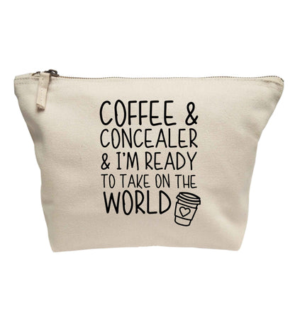 Coffee and concealer and I'm ready to take on the world | Makeup / wash bag