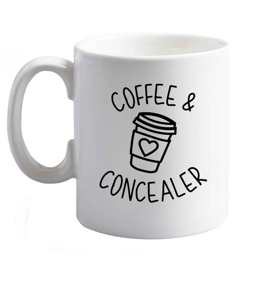 10 oz Favourite Type Pan Pancake ceramic mug right handed