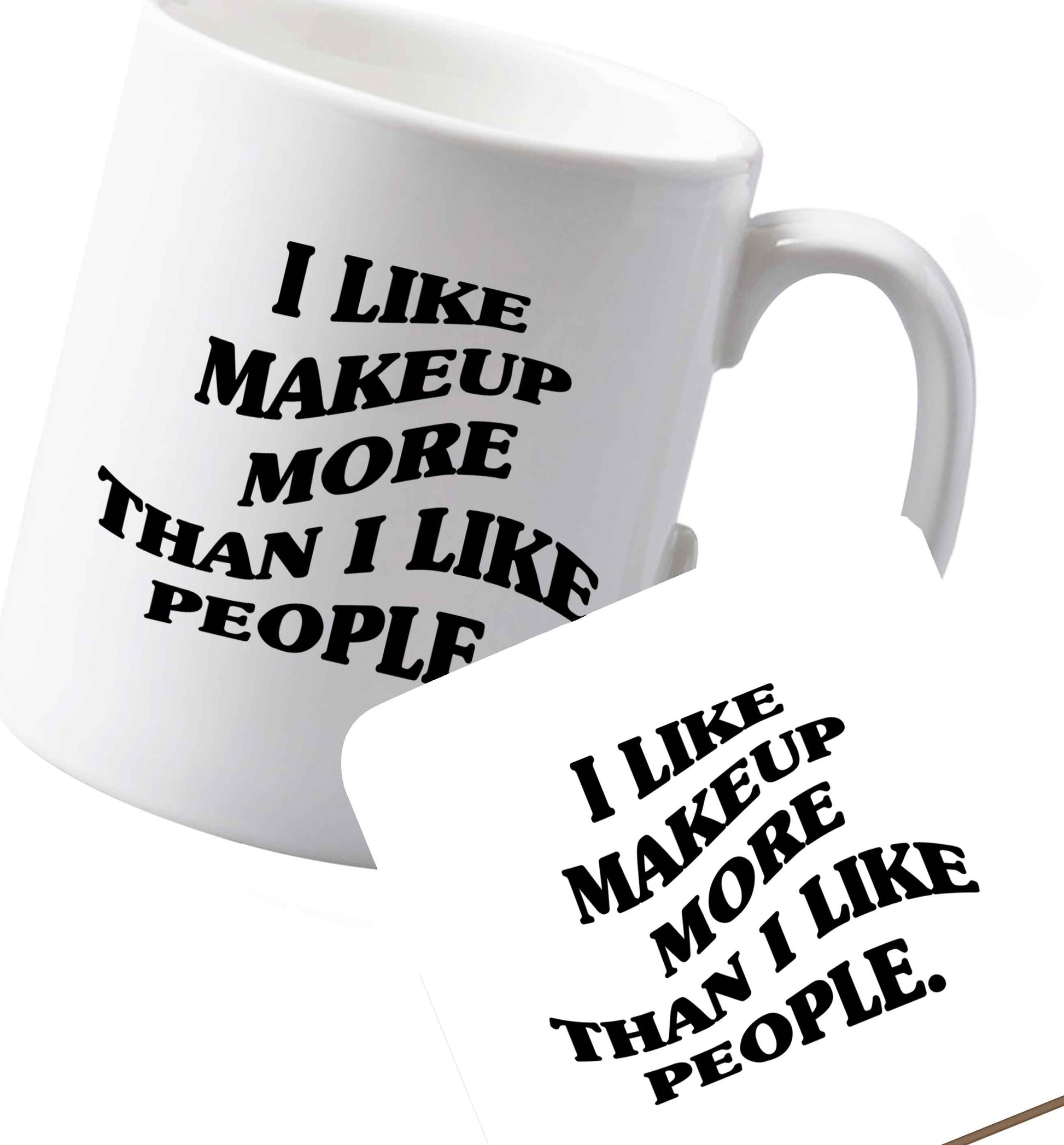 10 oz Ceramic mug and coaster Favourite Type Pan Pancake both sides