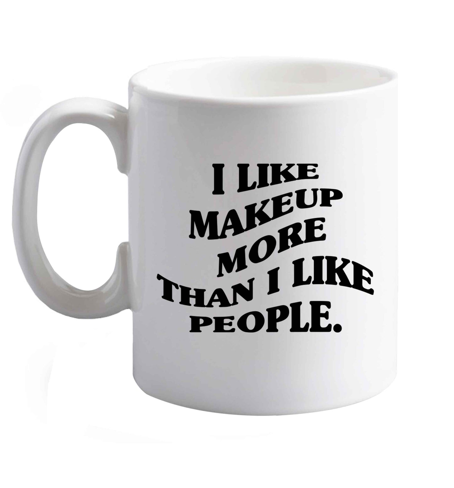10 oz Favourite Type Pan Pancake ceramic mug right handed