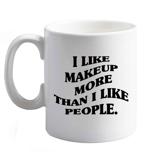 10 oz Favourite Type Pan Pancake ceramic mug right handed