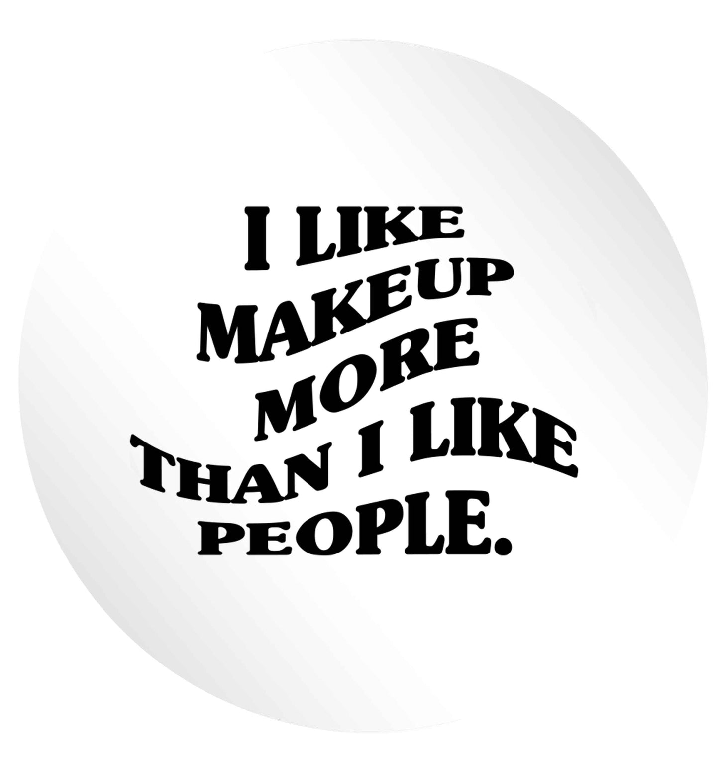 I like makeup more than people 24 @ 45mm matt circle stickers