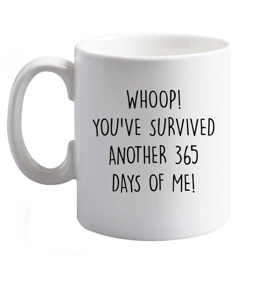 10 oz Favourite Type Pan Pancake ceramic mug right handed