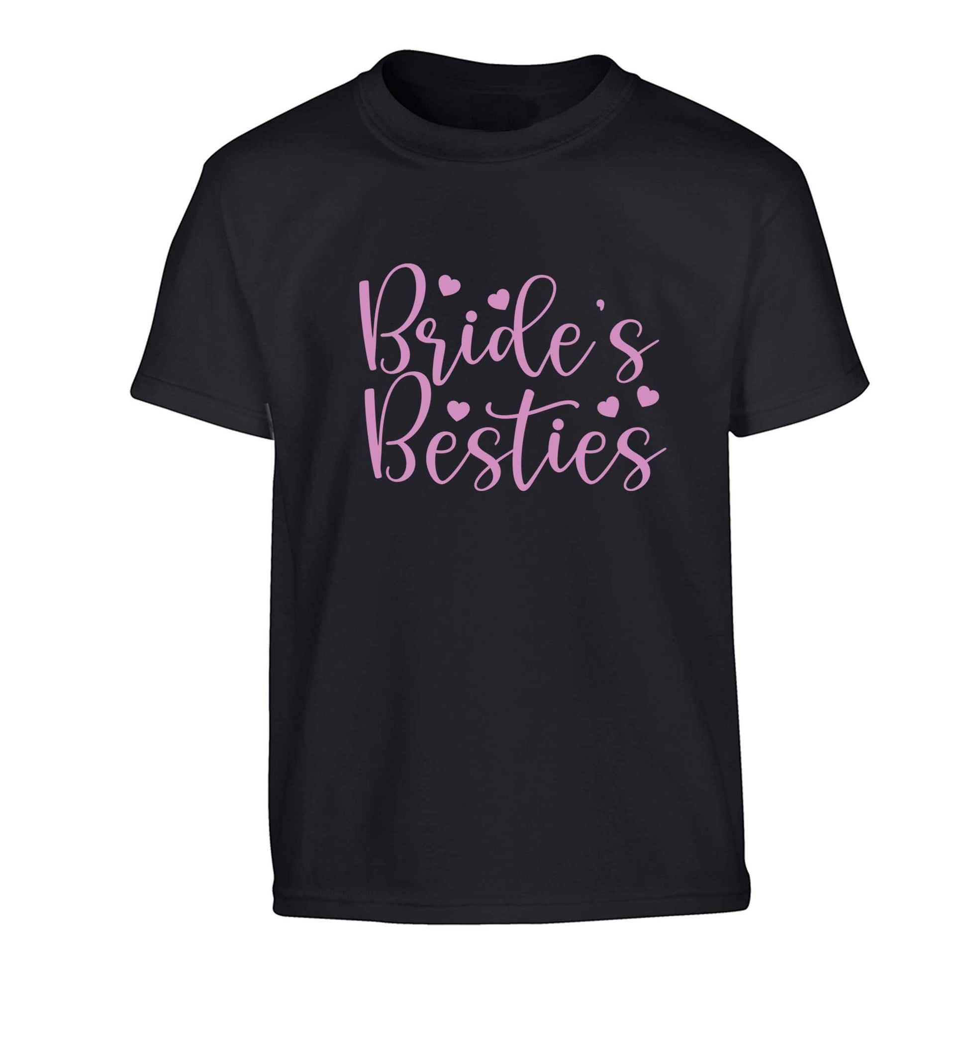 Brides besties Children's black Tshirt 12-13 Years