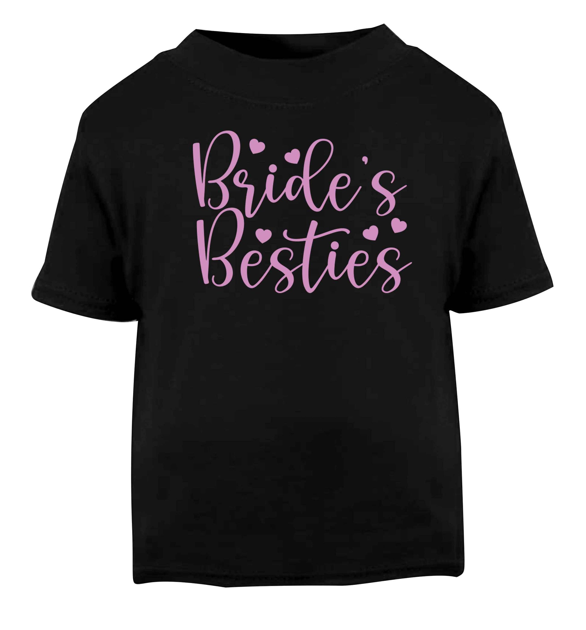 Brides besties Black baby toddler Tshirt 2 years