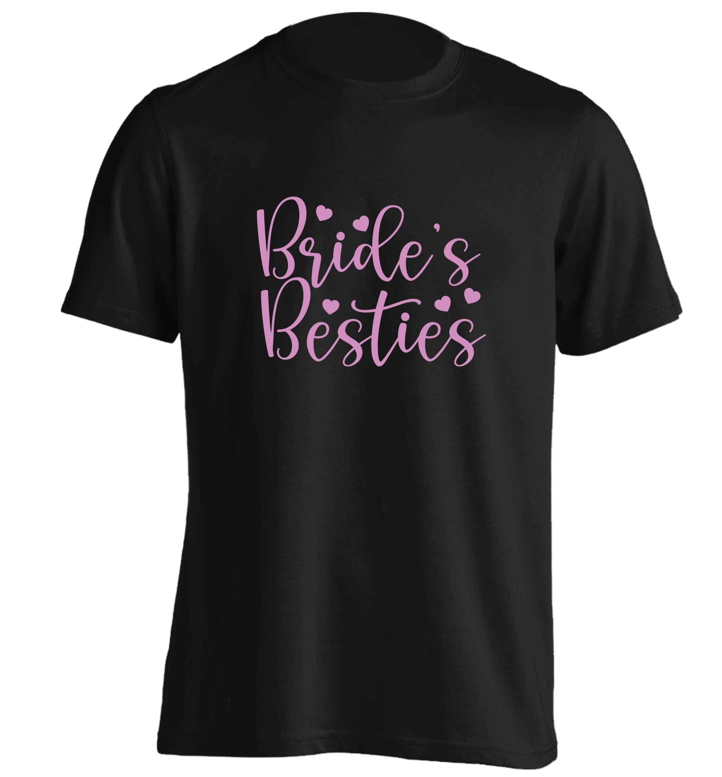 Brides besties adults unisex black Tshirt 2XL