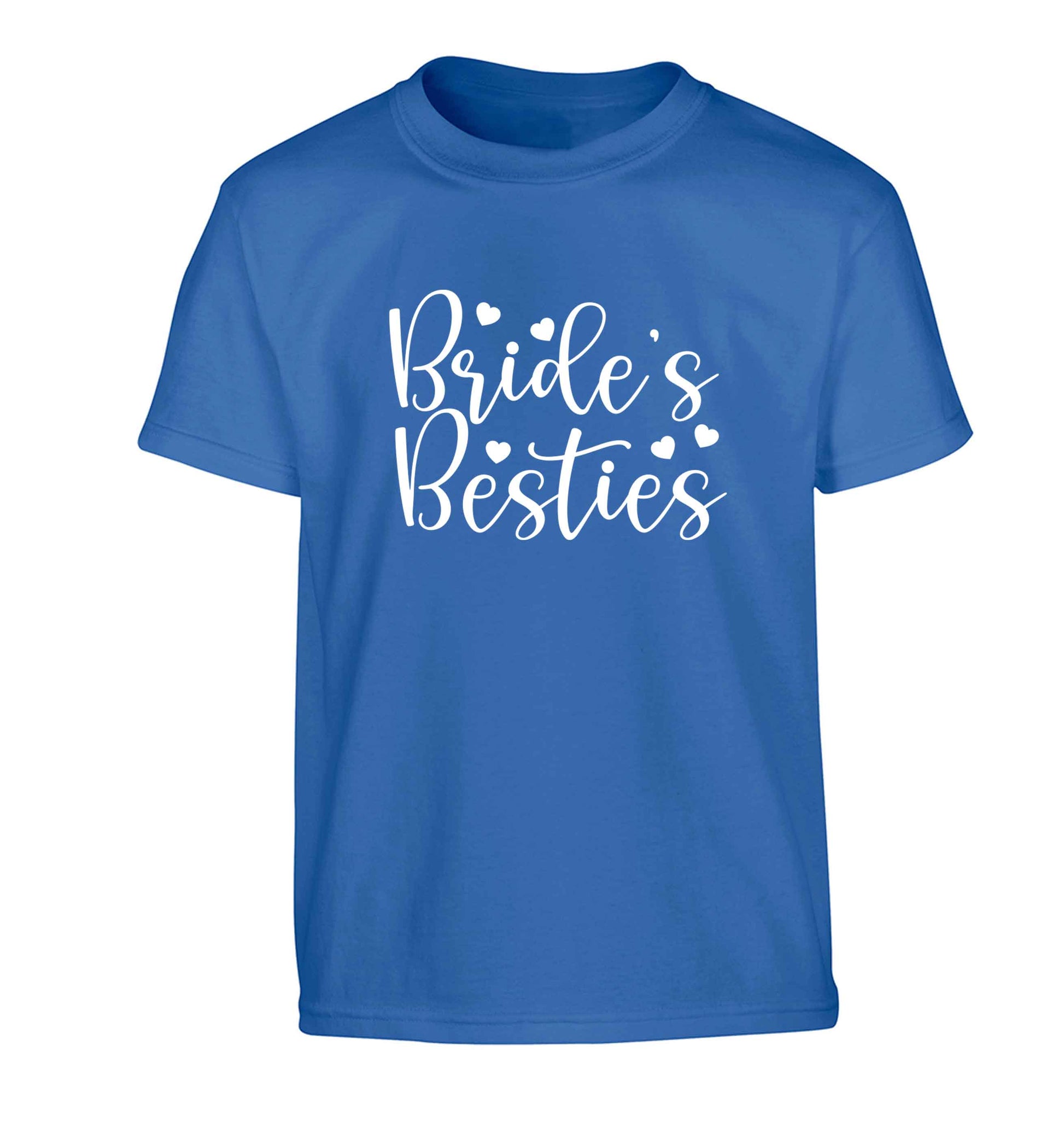 Brides besties Children's blue Tshirt 12-13 Years