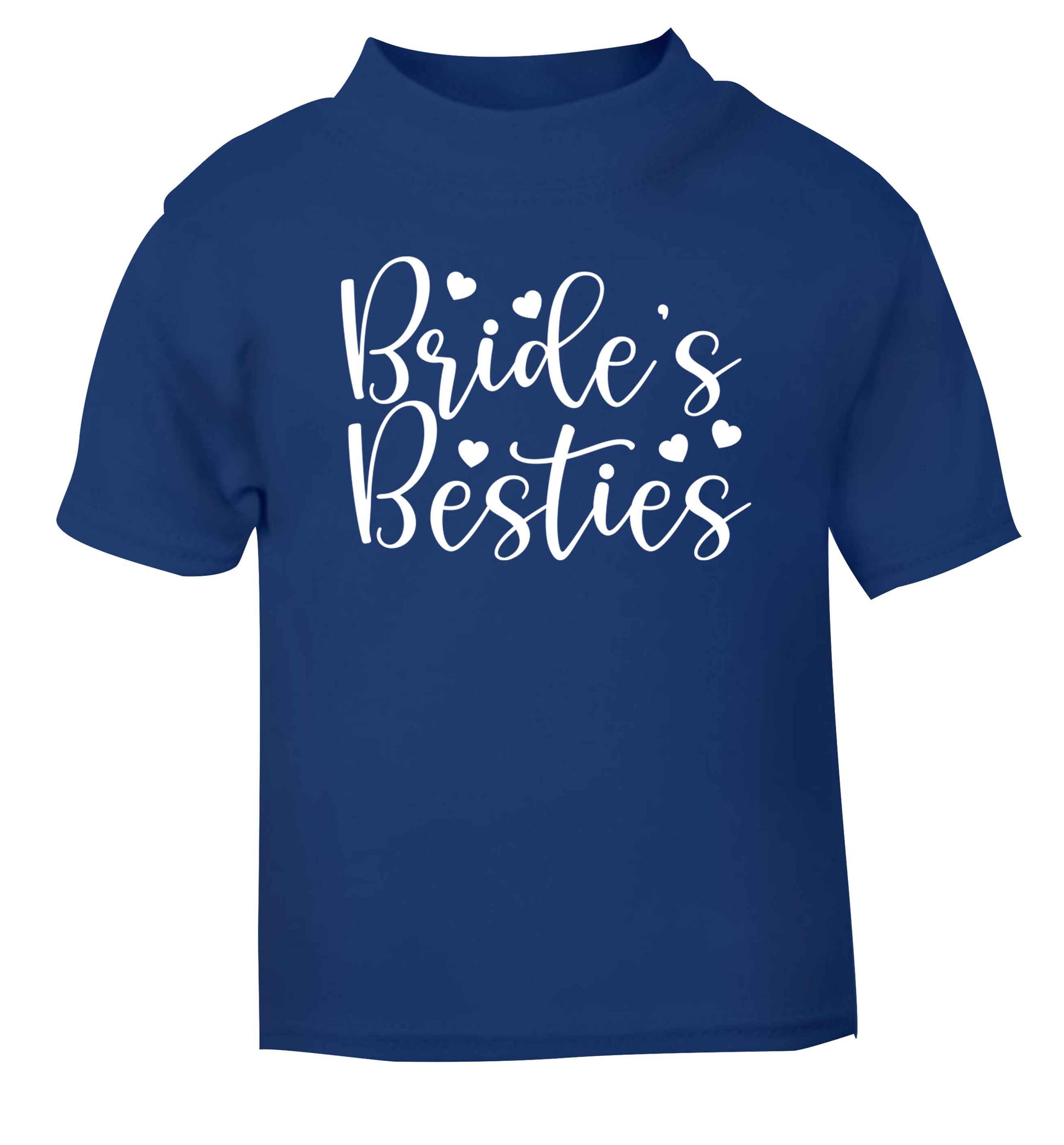 Brides besties blue baby toddler Tshirt 2 Years