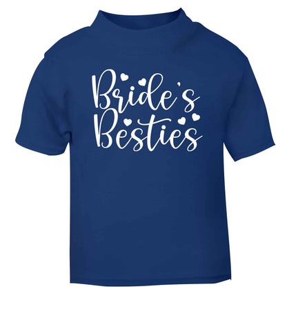 Brides besties blue baby toddler Tshirt 2 Years