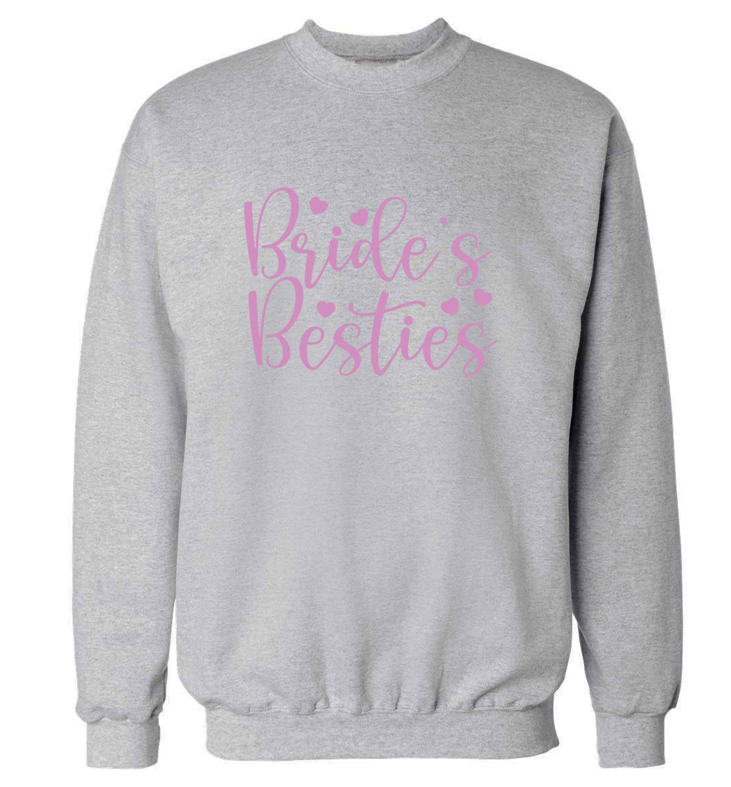 Brides besties adult's unisex grey sweater 2XL