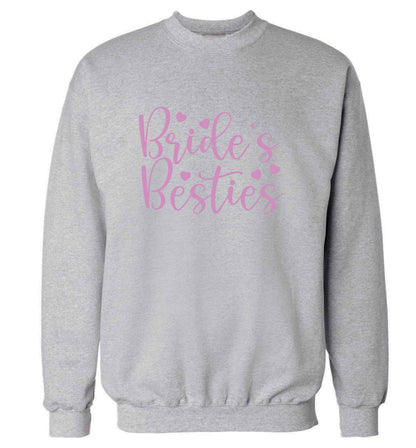 Brides besties adult's unisex grey sweater 2XL