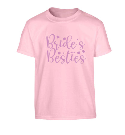 Brides besties Children's light pink Tshirt 12-13 Years