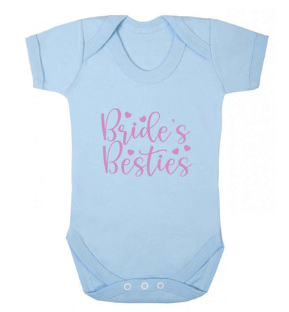Brides besties baby vest pale blue 18-24 months
