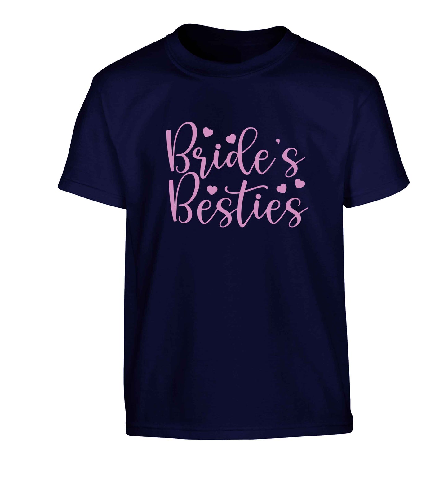 Brides besties Children's navy Tshirt 12-13 Years