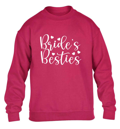 Brides besties children's pink sweater 12-13 Years