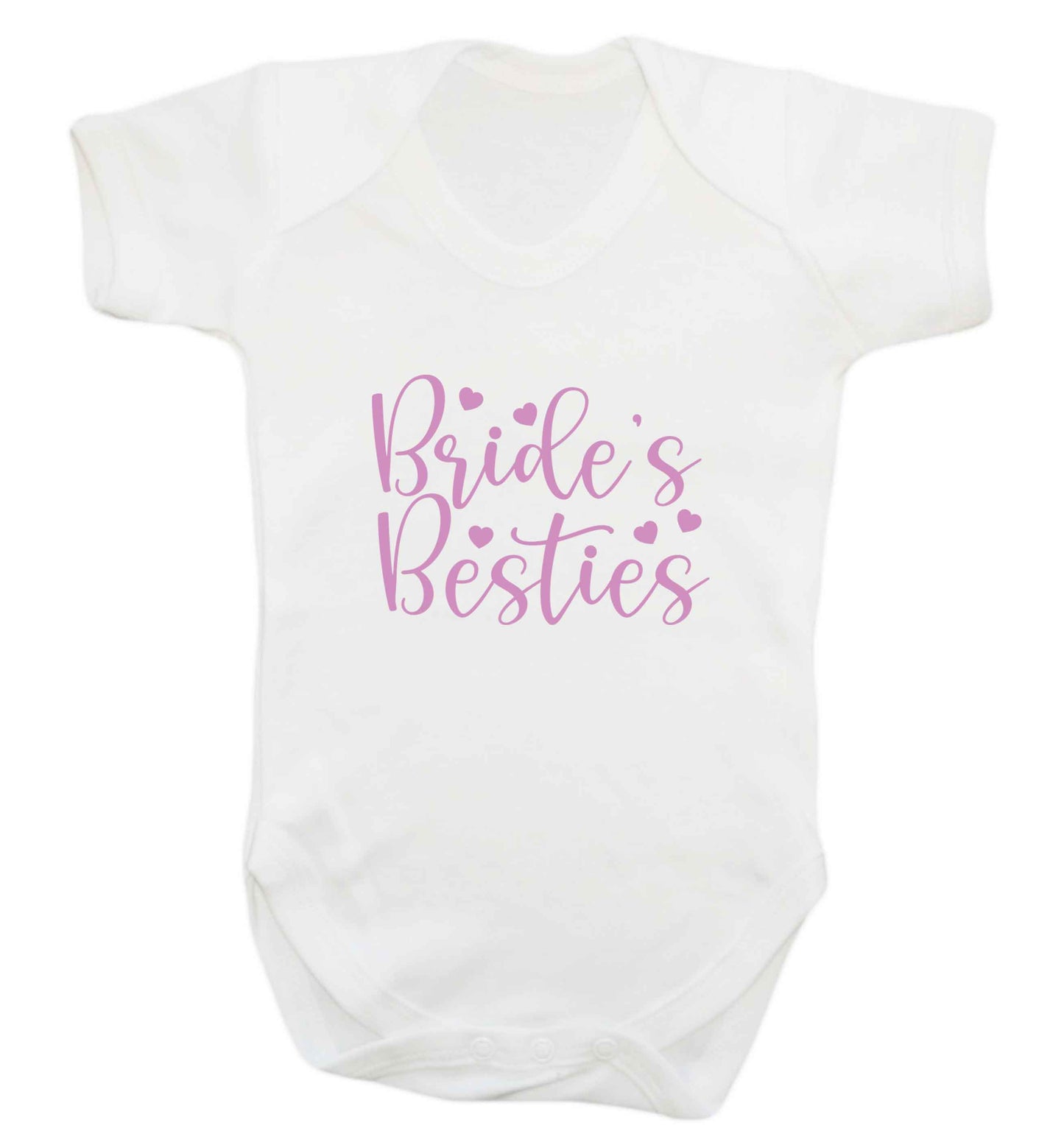 Brides besties baby vest white 18-24 months