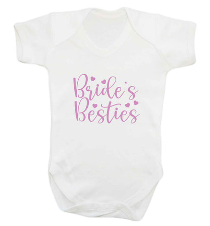 Brides besties baby vest white 18-24 months