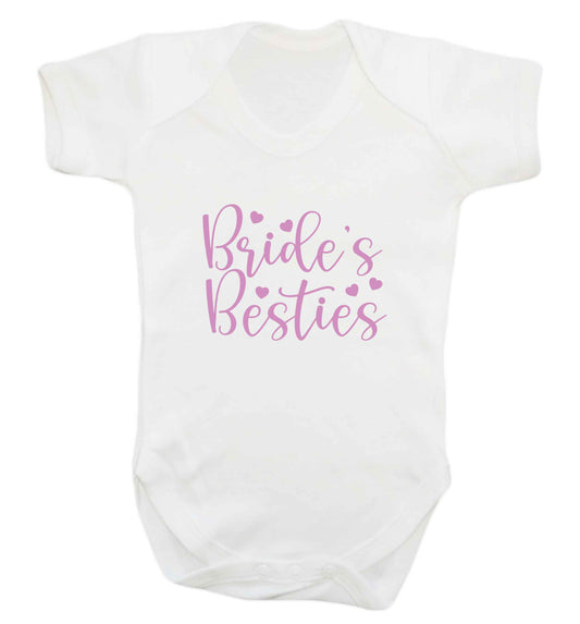 Brides besties baby vest white 18-24 months