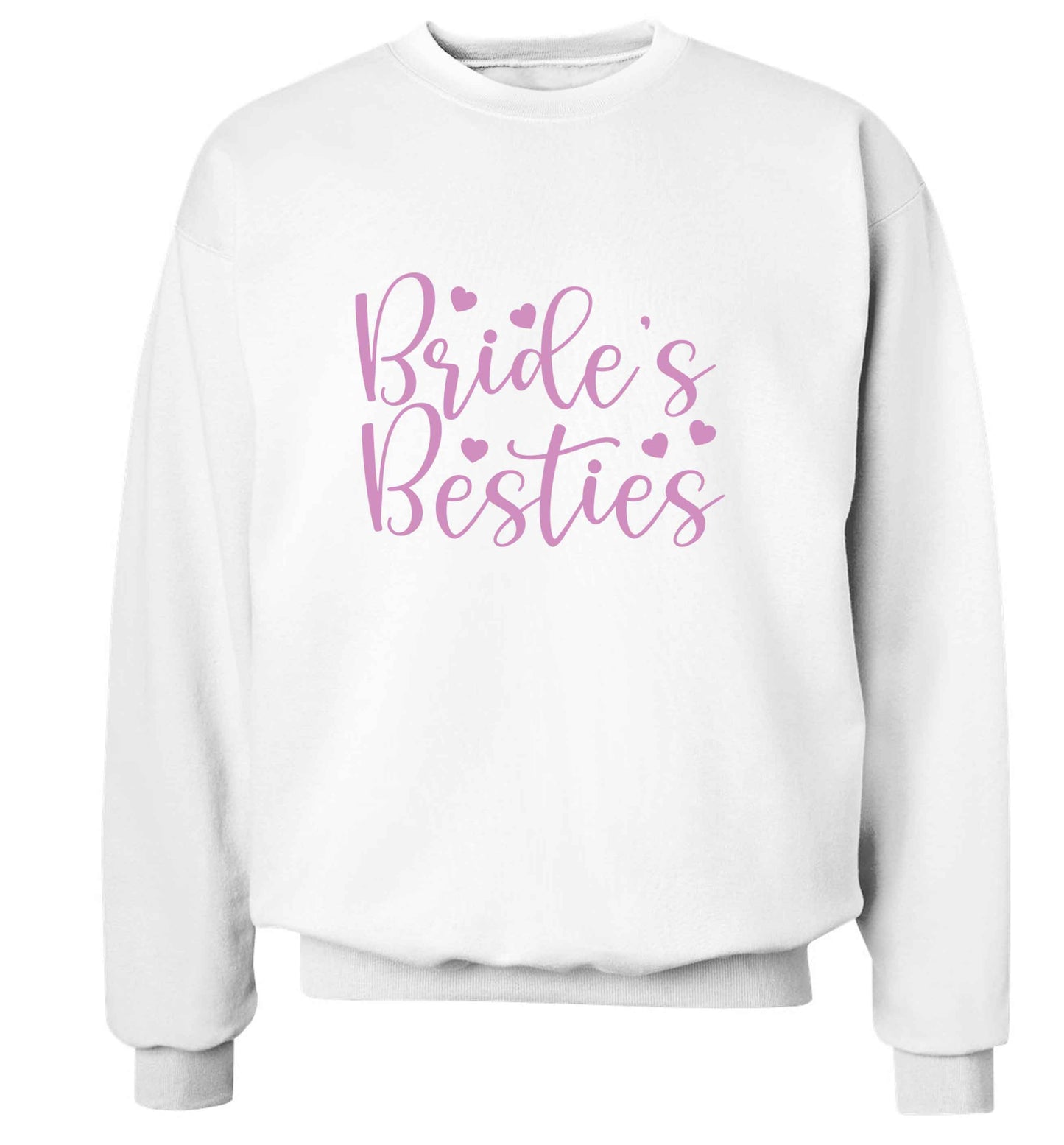 Brides besties adult's unisex white sweater 2XL