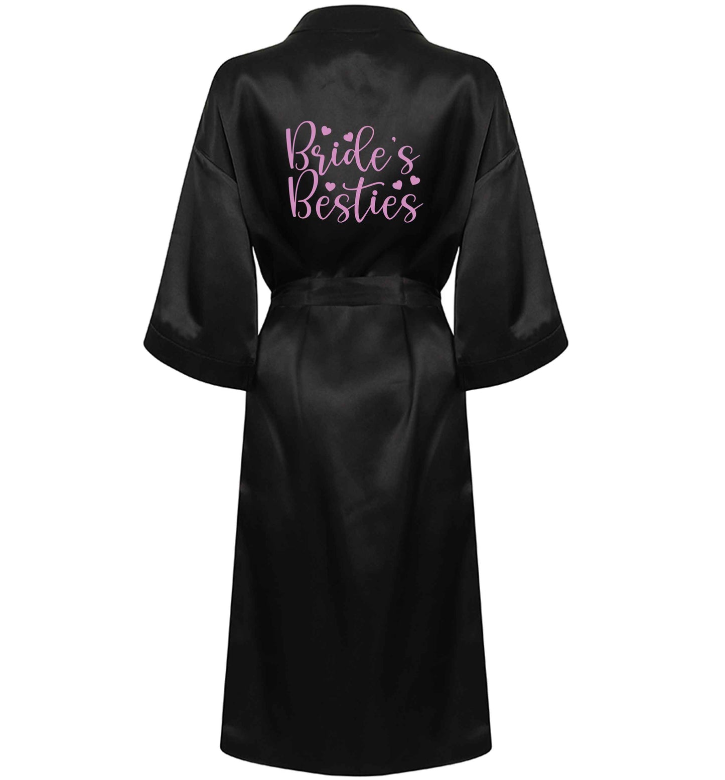 Brides Besties | 8-18 | Kimono style satin robe | Ladies dressing gown