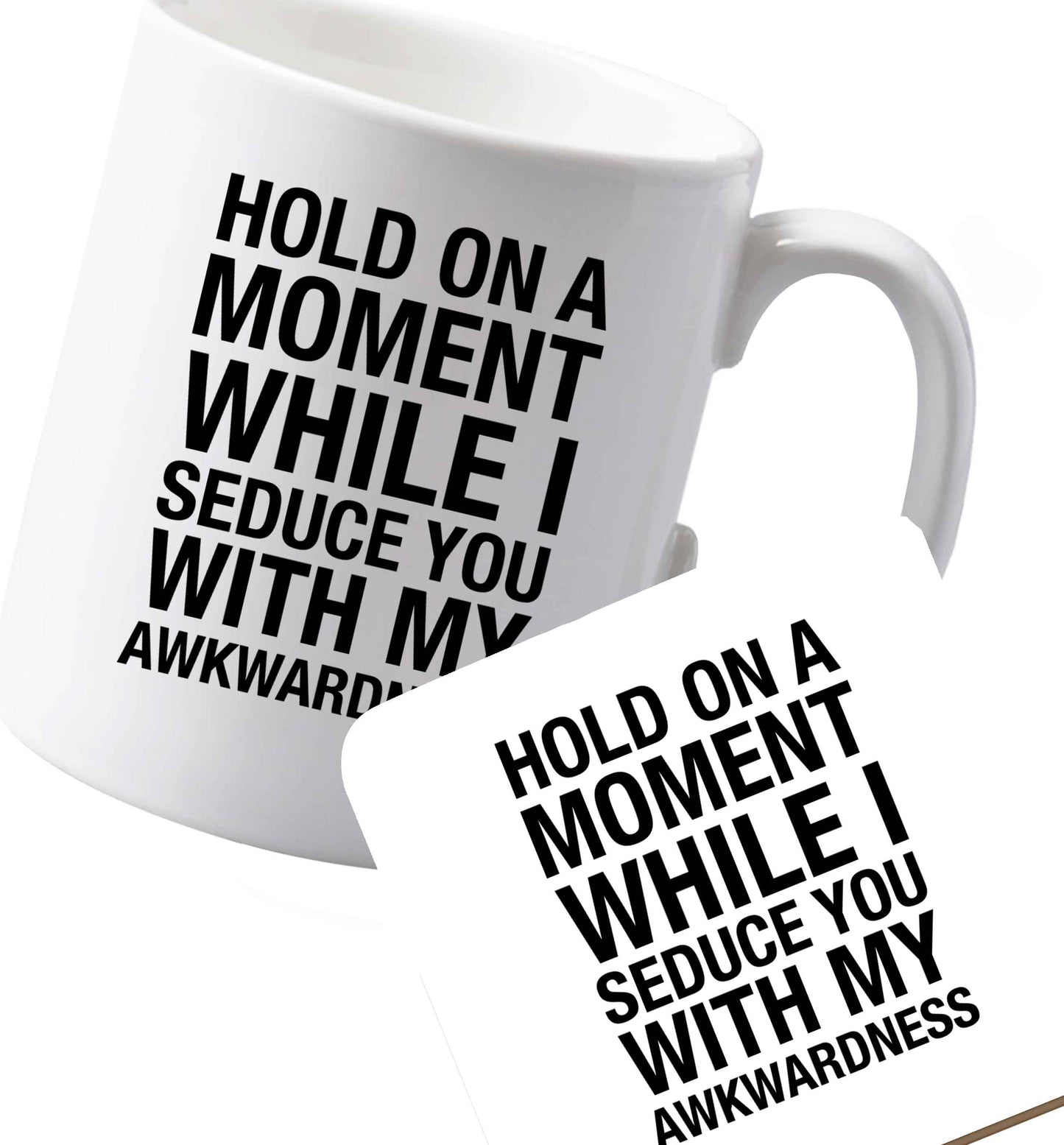 10 oz Ceramic mug and coaster Favourite Type Pan Pancake both sides
