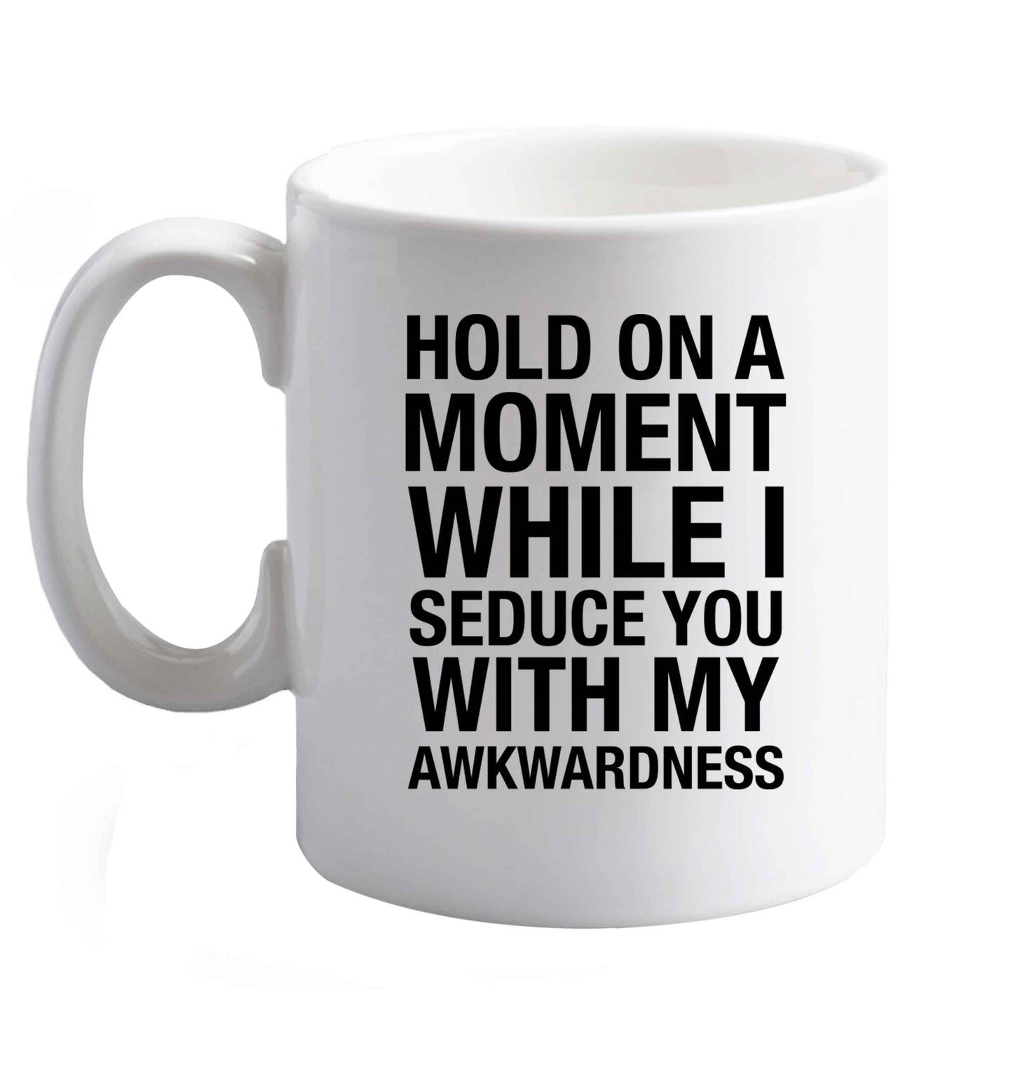 10 oz Favourite Type Pan Pancake ceramic mug right handed