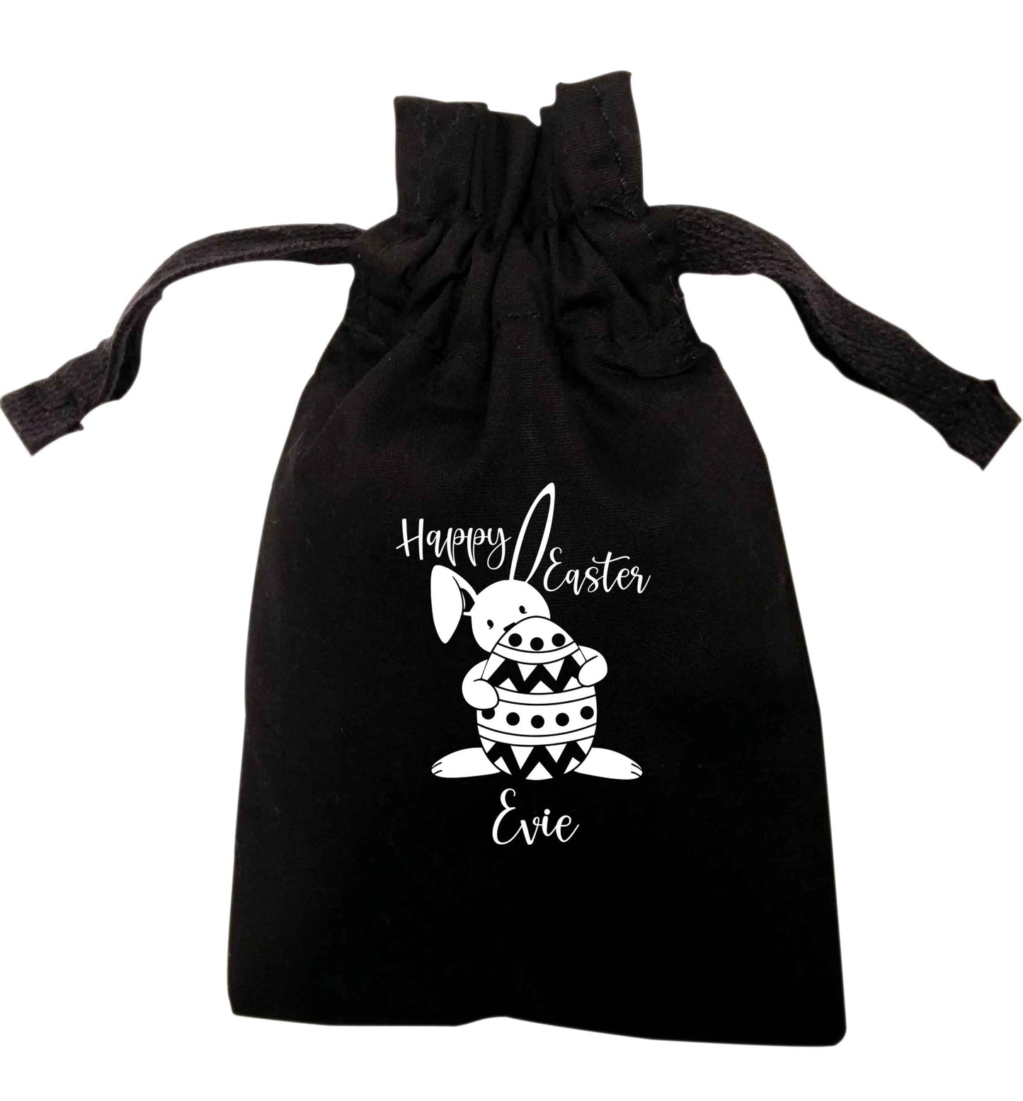 Happy Easter - personalised | XS - L | Pouch / Drawstring bag | Organic Cotton | Bulk discounts available!