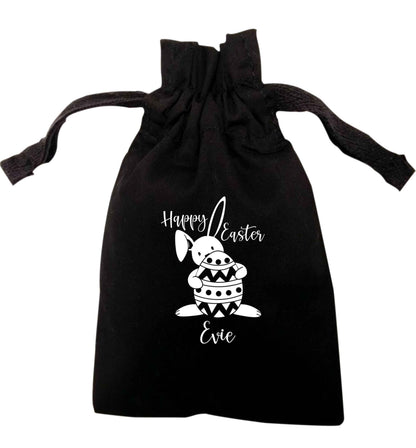 Happy Easter - personalised | XS - L | Pouch / Drawstring bag | Organic Cotton | Bulk discounts available!