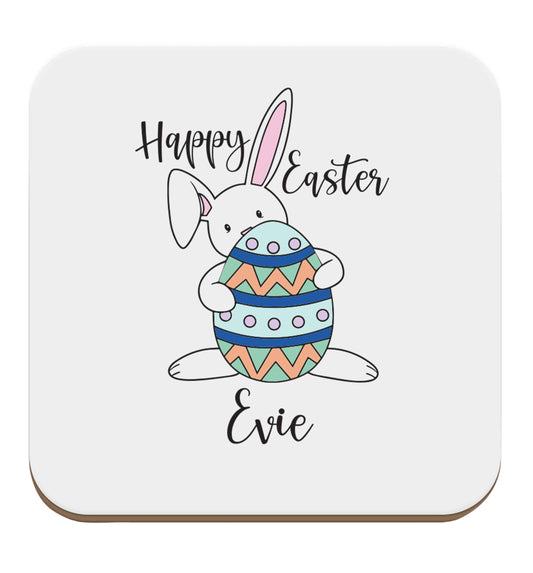 Happy Easter - personalised set of four coasters
