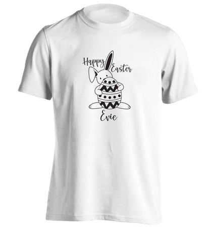 Happy Easter - personalised adults unisex white Tshirt 2XL