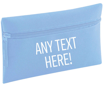 Custom order any text colour and font | Pencil Case