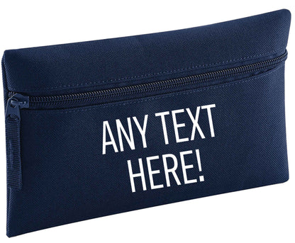 Custom order any text colour and font | Pencil Case