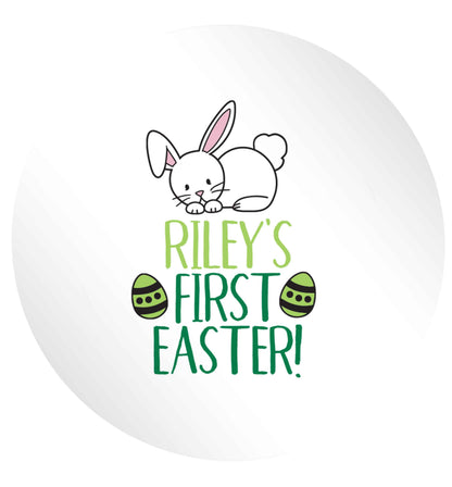 Personalised first Easter 24 @ 45mm matt circle stickers