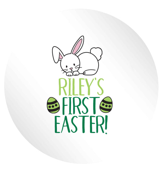 Personalised first Easter 24 @ 45mm matt circle stickers