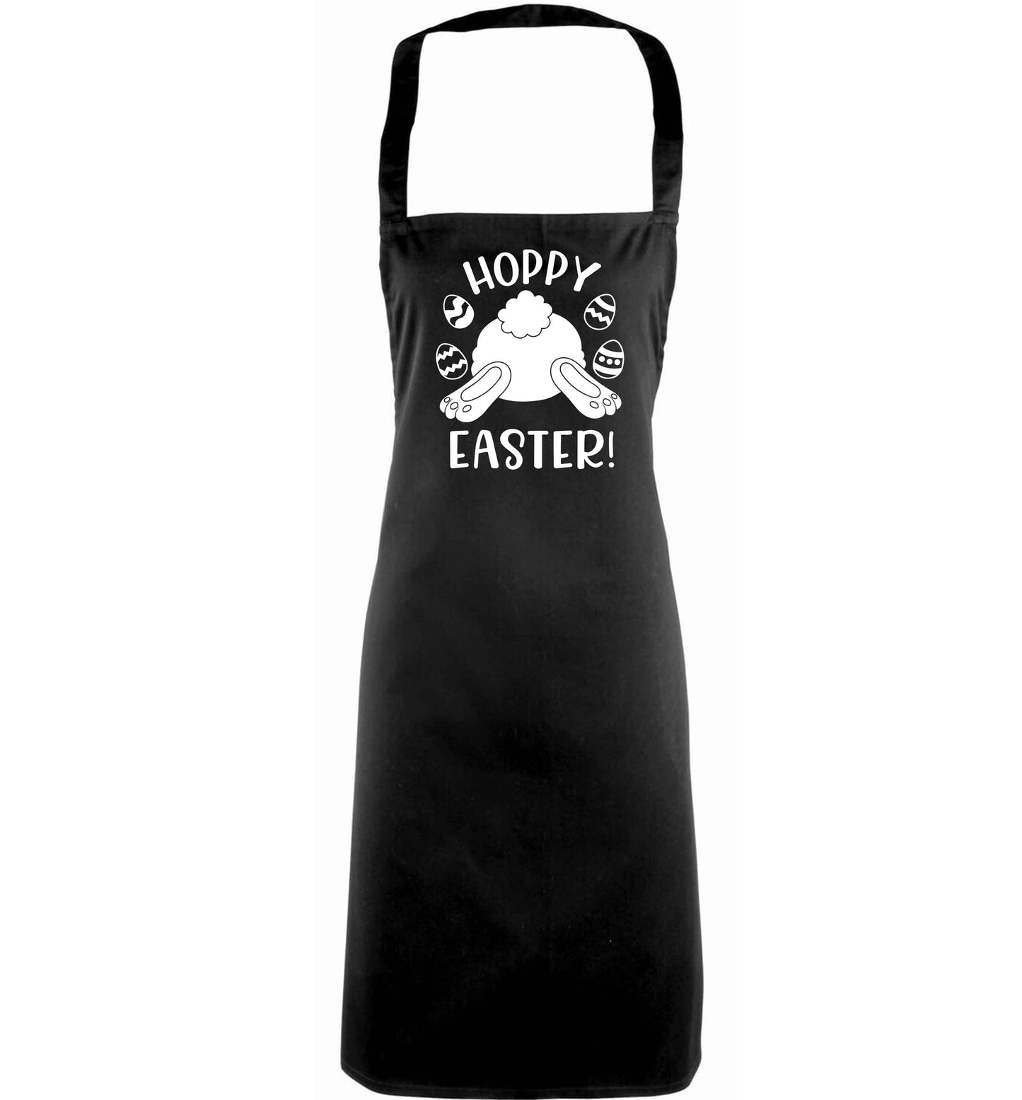 Hoppy Easter adults black apron