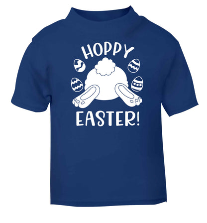 Hoppy Easter blue baby toddler Tshirt 2 Years