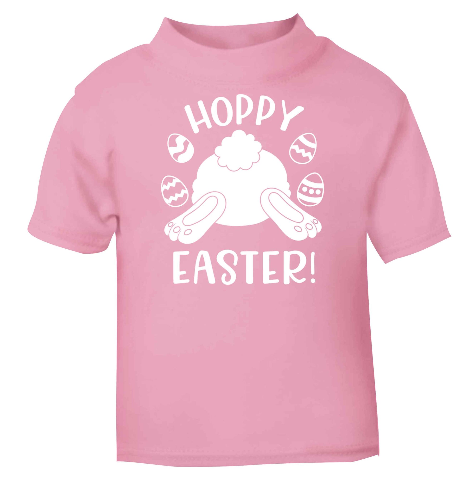 Hoppy Easter light pink baby toddler Tshirt 2 Years