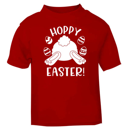 Hoppy Easter red baby toddler Tshirt 2 Years