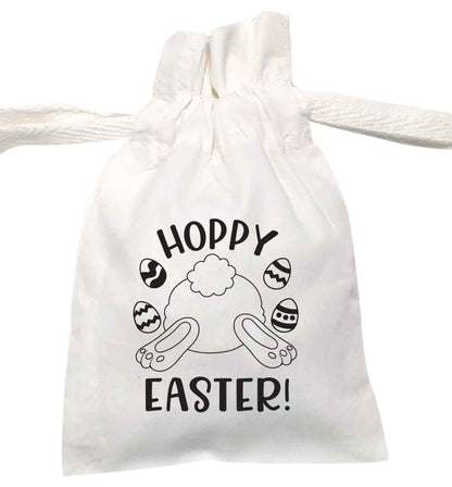 Hoppy Easter | XS - L | Pouch / Drawstring bag / Sack | Organic Cotton | Bulk discounts available!