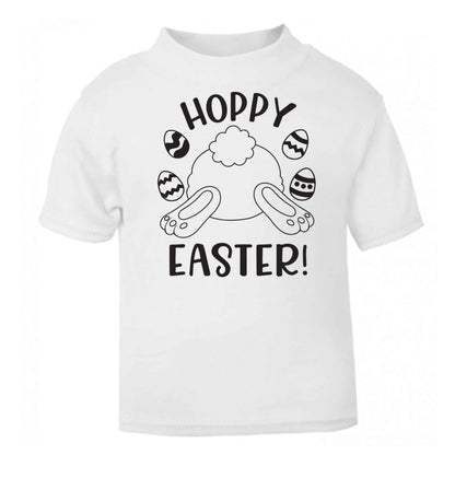Hoppy Easter white baby toddler Tshirt 2 Years
