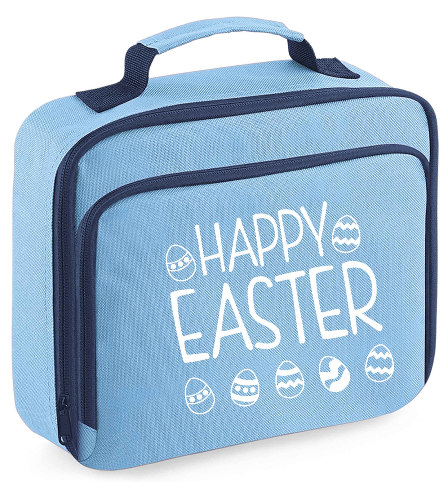 Any tex here insulated blue lunch bag cooler