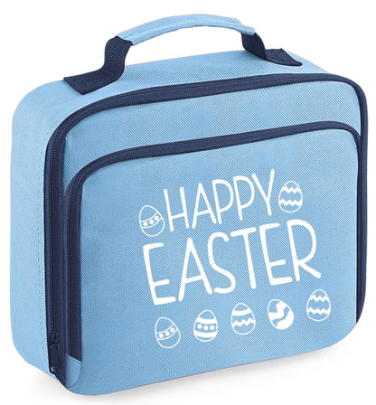 Any tex here insulated blue lunch bag cooler