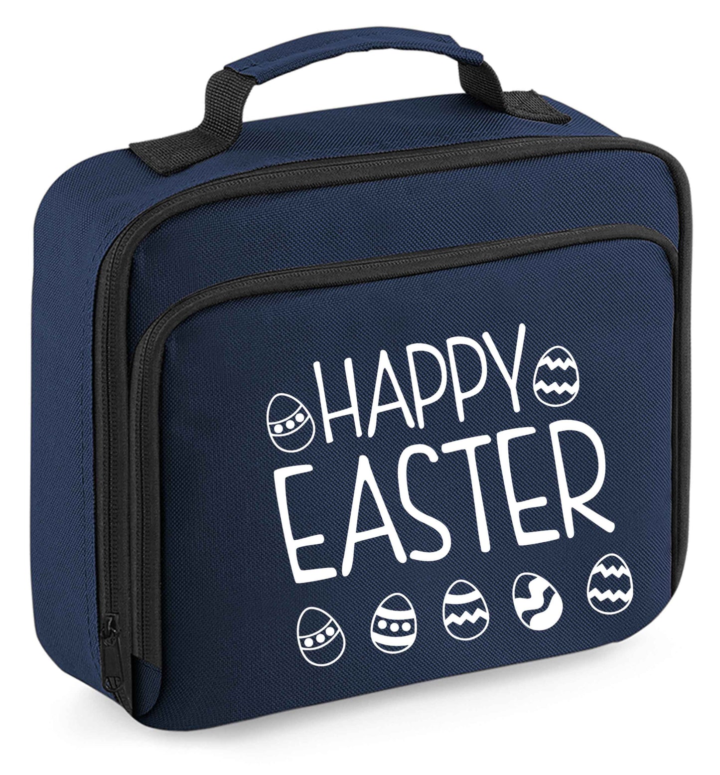 Any tex here insulated navy lunch bag cooler