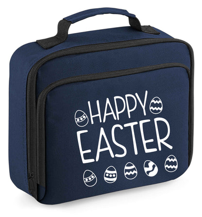 Any tex here insulated navy lunch bag cooler